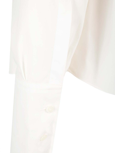 Shop Marni Pleat Detail Shirt In Lily White