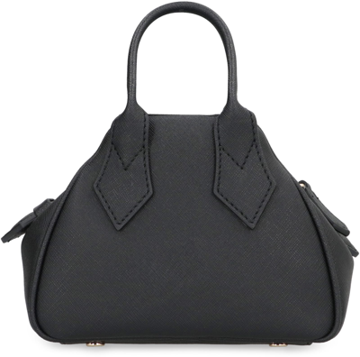Shop Vivienne Westwood Yasmine Faux Leather Hand Bag Mini In Black