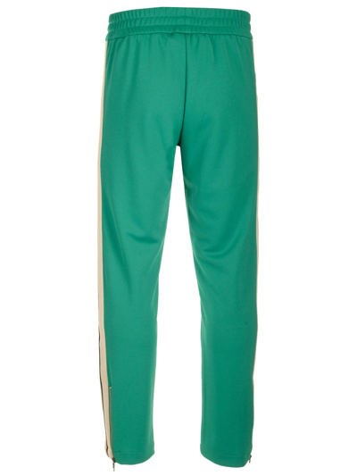 Shop Palm Angels Slim Fit Track Pants In Green