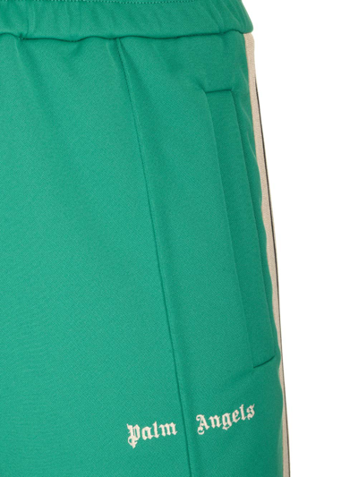 Shop Palm Angels Slim Fit Track Pants In Green