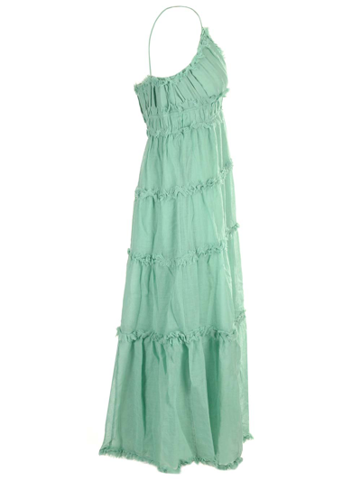 Shop Ulla Johnson Shyla Long Dress In Green