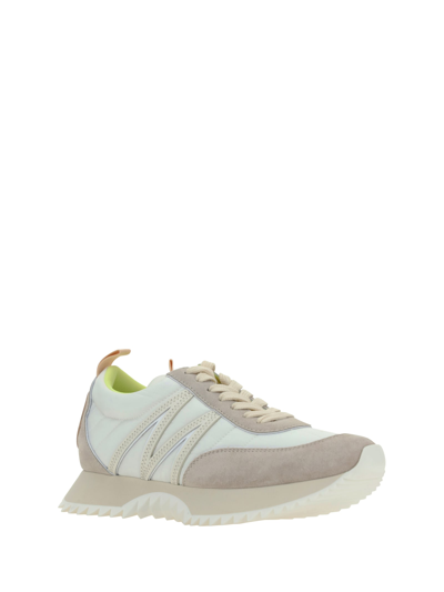 Shop Moncler Pacey Low Top Sneakers In White