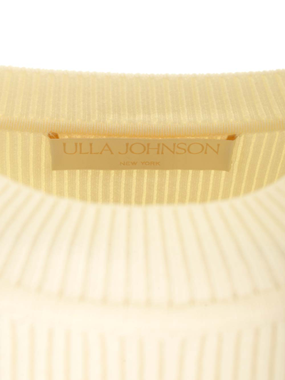 Shop Ulla Johnson Esma Crew-neck Top In White