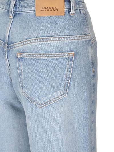 Shop Isabel Marant Lemony Jeans In Light Blue