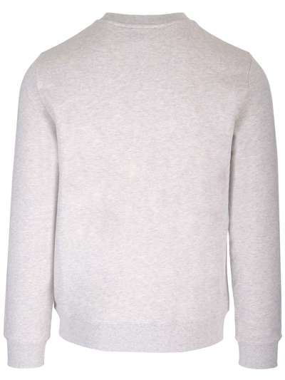 Shop Apc Organic Cotton Sweatshirt In White