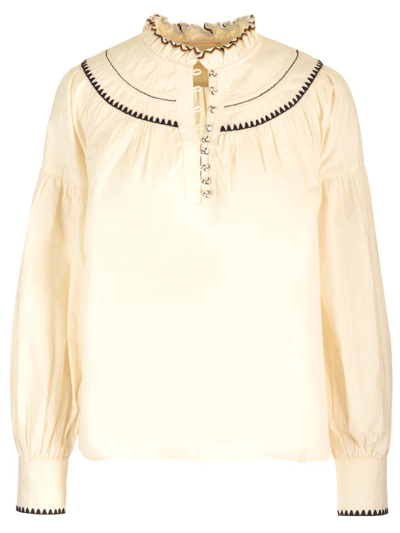 Shop Ulla Johnson Lennie Blouse In White