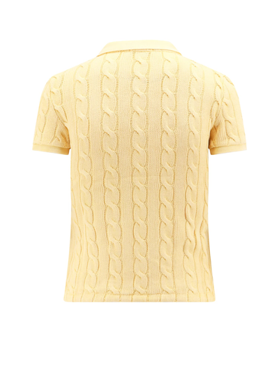 Shop Ralph Lauren Polo Shirt In Fall Yellow