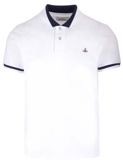 Shop Vivienne Westwood Polo Shirt In White