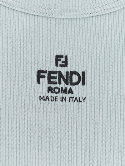 Shop Fendi Top In Blue