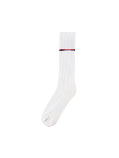 Shop Autry Socks With Logo In Bianco