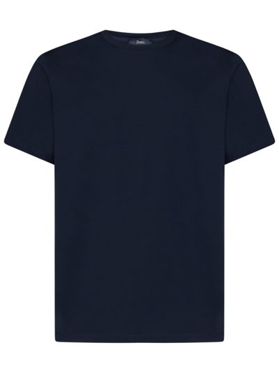Shop Herno T-shirt In Blu