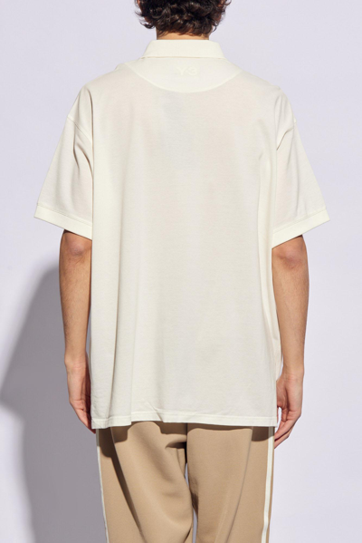 Shop Y-3 Cotton Polo Shirt
