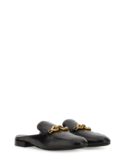Shop Tory Burch Jessa Backless Loafers In Perfect Black