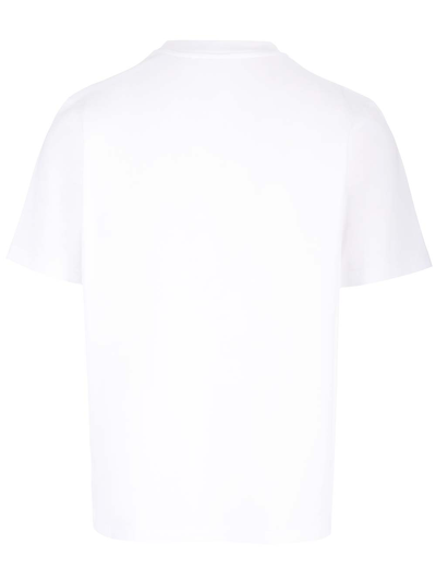 Shop Casablanca Tennis Club T-shirt In Bianco