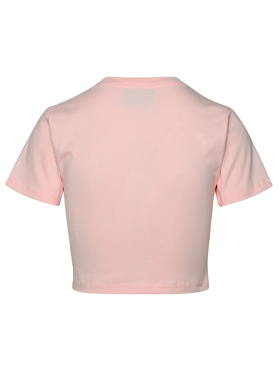 Shop Casablanca Equipement Sportif Pink Organic Cotton T-shirt In Rosa