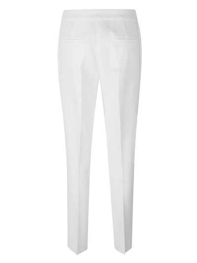 Shop Max Mara Idoneo Trousers In White