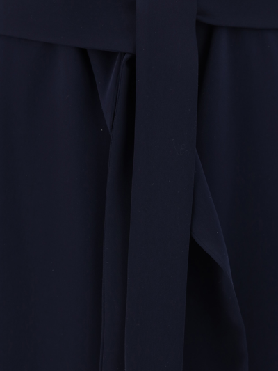 Shop P.a.r.o.s.h Long Trench Coat In Blu