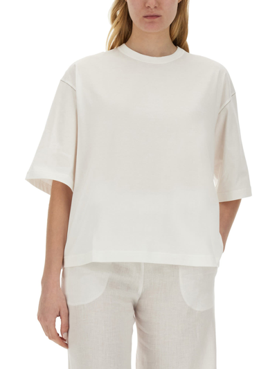 Shop Fabiana Filippi Cotton T-shirt In White