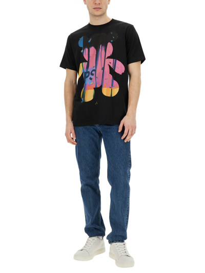 Shop Ps By Paul Smith Teddy T-shirt In Black