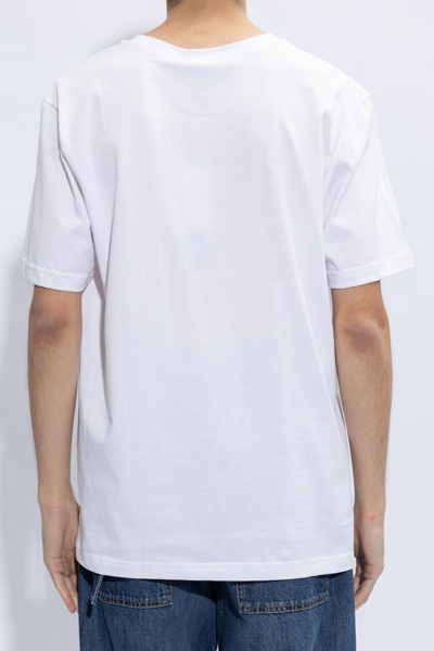 Shop Iceberg Logo T-shirt In White