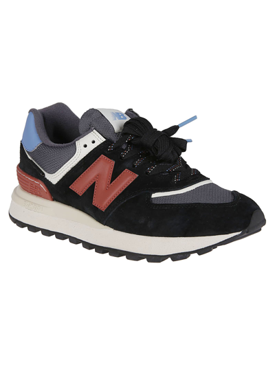 Shop New Balance 574 Sneakers In Multicolor