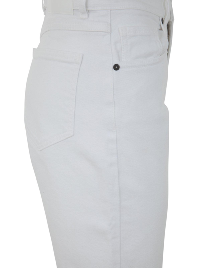 Shop P.a.r.o.s.h Straight Leg Trousers In Bianco