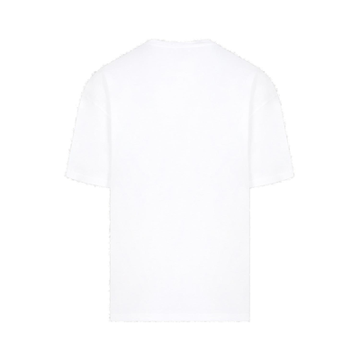 Shop Martine Rose Graphic-print Slub Crewneck T-shirt In White