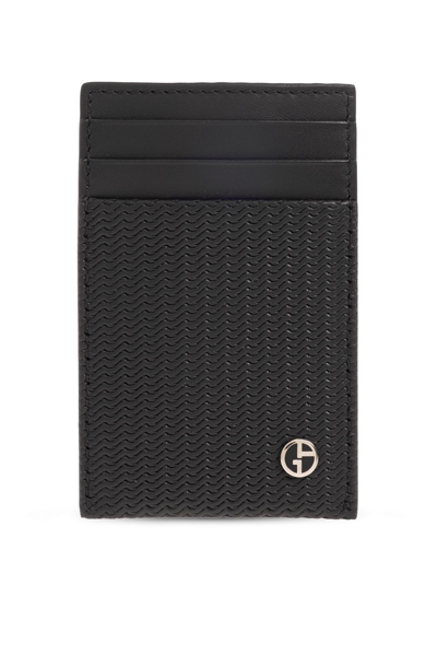 Shop Giorgio Armani Card Case With Note Clip