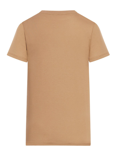 Shop Max Mara Crewneck Short-sleeved T-shirt In Grey