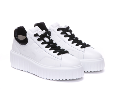 Shop Hogan H-stripes Sneakers In C