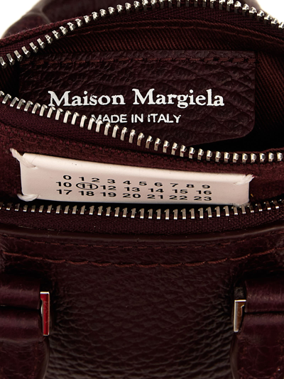 Shop Maison Margiela 5ac Classique Baby Shoulder Bag In Bordeaux