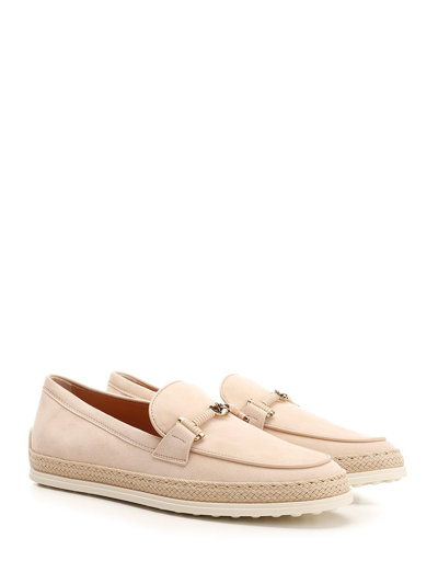 Shop Tod's T Ring Loafers