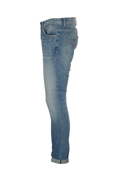 Shop Dondup Skinny Fit Jeans In Denim Blue