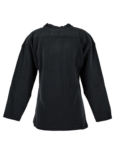Shop Maison Margiela Cotton Sweatshirt In Black