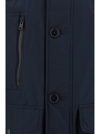 Shop Woolrich Ramar Down Jacket In Blu