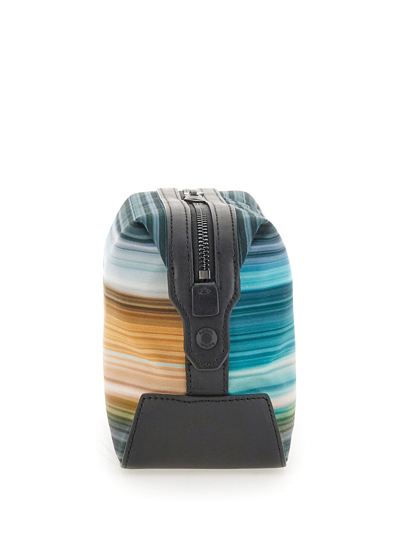 Shop Paul Smith Mini Blur Travel Clutch Bag In Multicolor