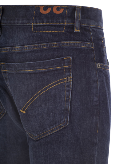 Shop Dondup George - Five Pocket Jeans In Denim Blue