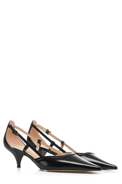 Shop Pinko Pointed Toe Pumps In Black