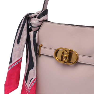 Shop Liu •jo Medium Logo Handbag Liu-jo In Pink