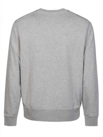 Shop Polo Ralph Lauren Print Bear Sweatshirt  In Grey