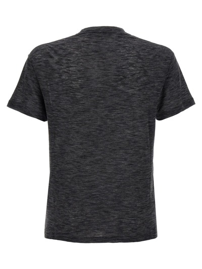 Shop Tom Ford Vintage Cotton Blend T-shirt In Black