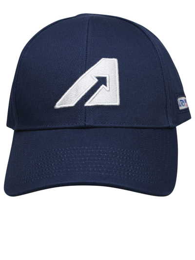 Shop Autry Blue Cotton Hat