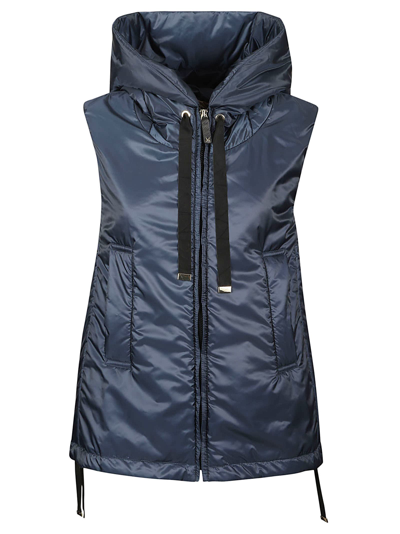 Shop Max Mara The Cube Greengo Sleeveless Jacket In Nero