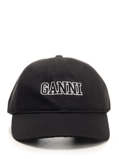 Shop Ganni Signature Baseball Cap