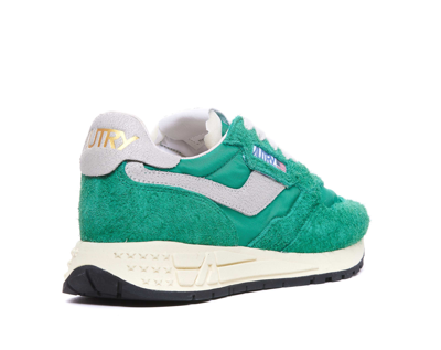 Shop Autry Reelwind Sneakers In Green