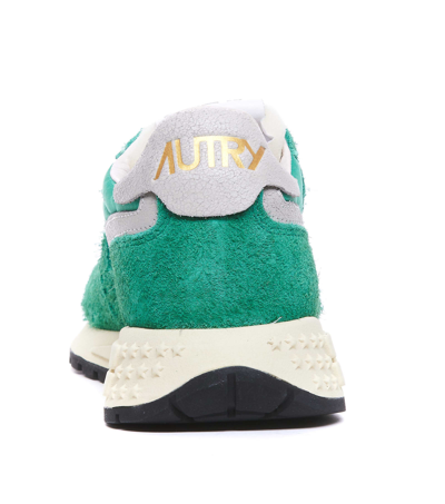 Shop Autry Reelwind Sneakers In Green