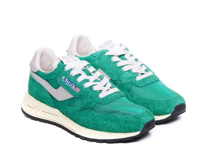 Shop Autry Reelwind Sneakers In Green