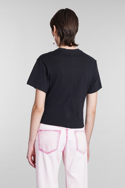 Shop Isabel Marant Zuria T-shirt In Black Cotton
