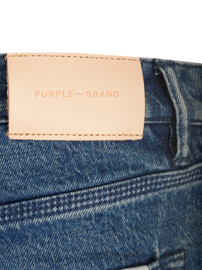 Shop Purple Brand Skinny Jeans In Mid Indigo