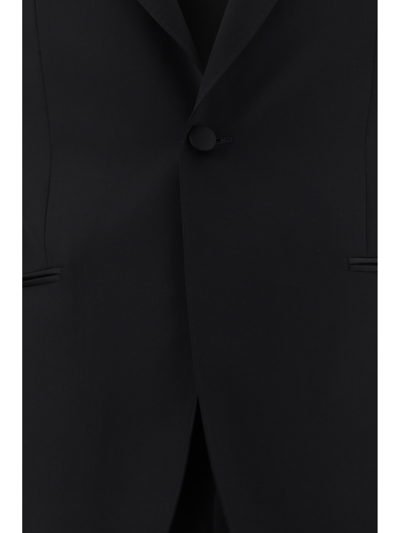 Shop Zegna Suit In Nero Unito